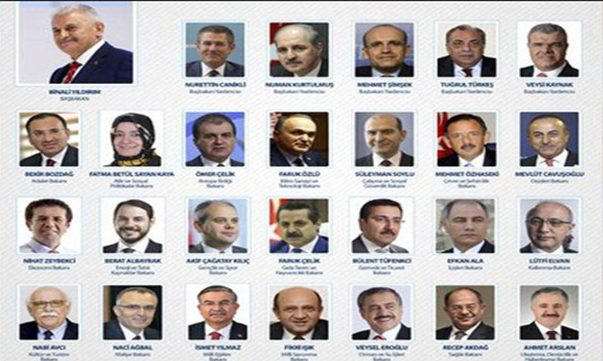 İşte Erdoğan Sinsiliği Kabinesi