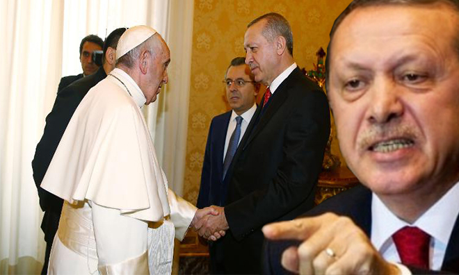 1 Papa 2 Erdoğan