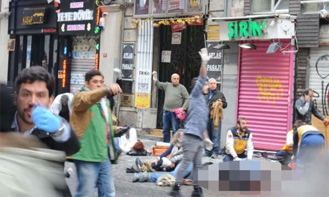 Taksim’de Terör