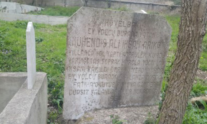 Müslüman Mezarlığındaki Ermeni