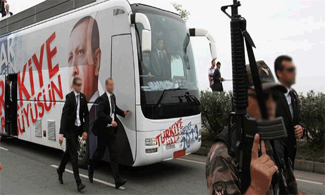 Erdoğan’ın Korumaları AKP’lileri Dövdü