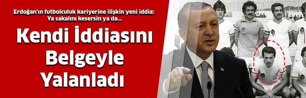 Kendi İddiasını Belgeyle Yalanladı